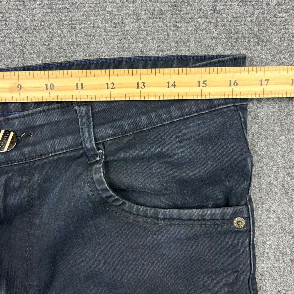 Gucci Slim Fit Jeans Mens 33x31 Dark Wash Black Denim Luxury Italian Designer